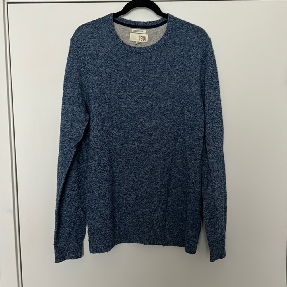 1901 Cashmere Merino Blue Sweater